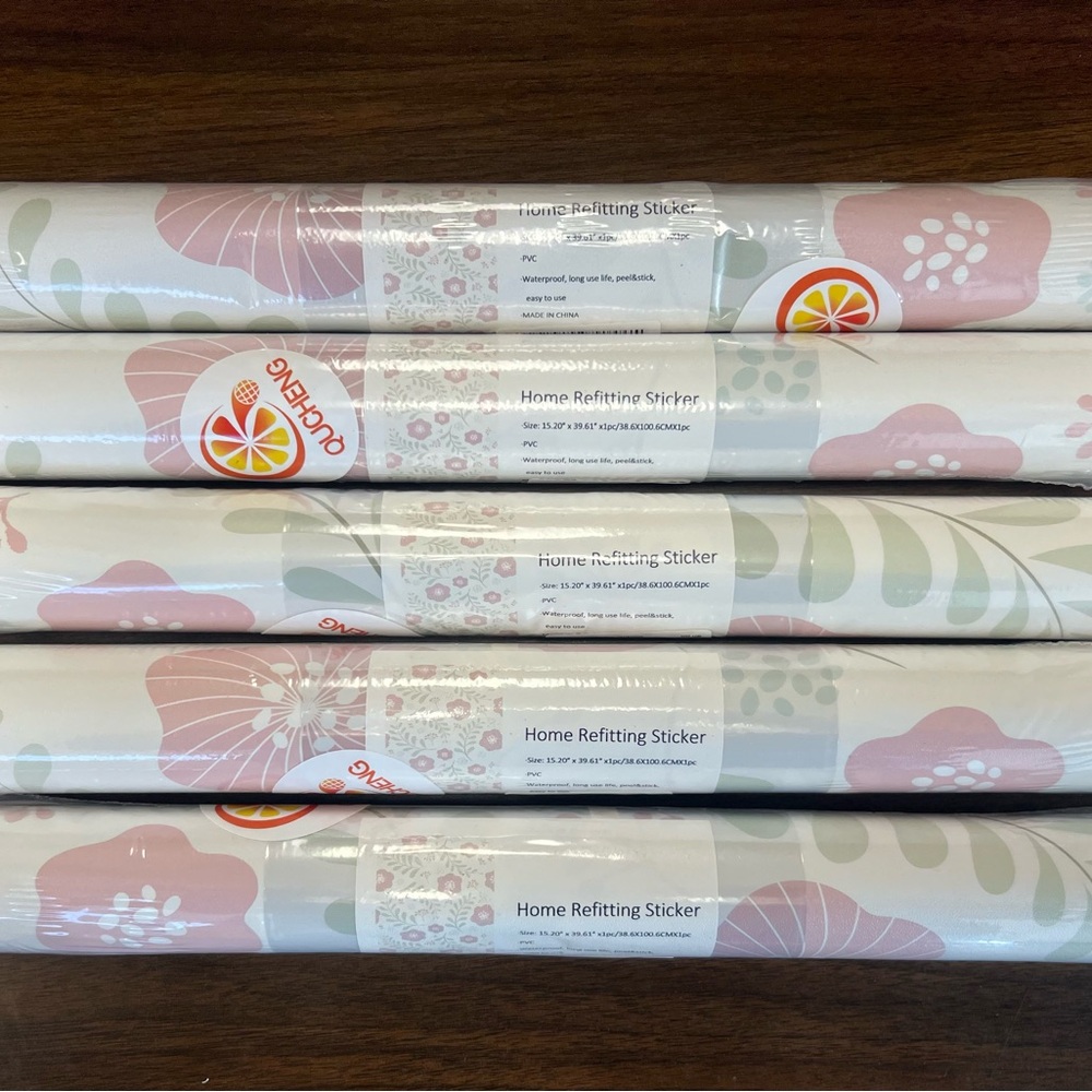 Qucheng Home Refitting Stickers - Floral Design